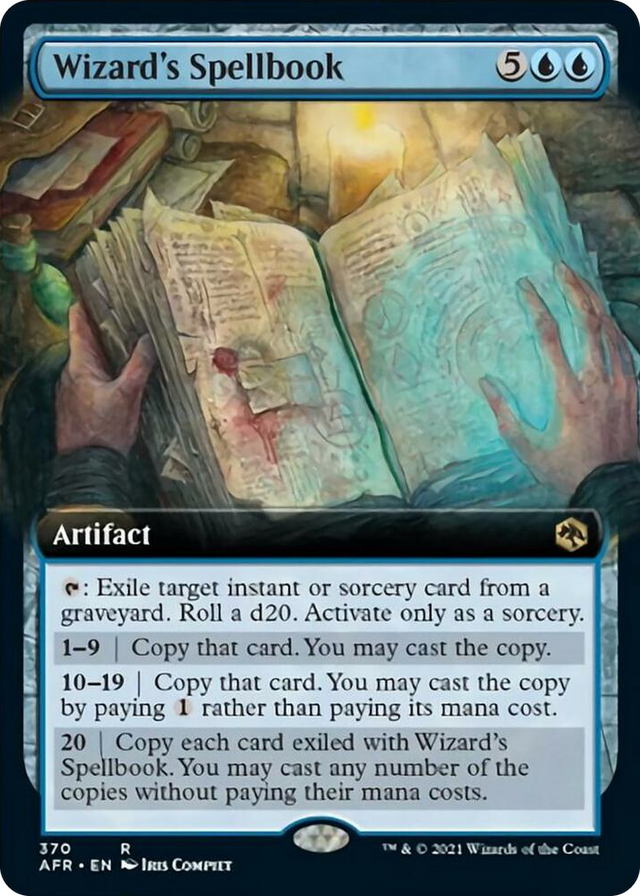 0370 Wizard's Spellbook (Extended Art) R Adventures in the Forgotten Realms