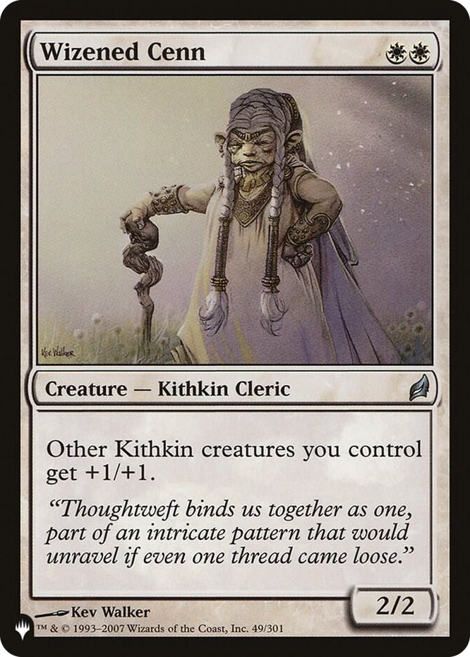 Wizened Cenn #49 U - The List Reprints Pokemon card