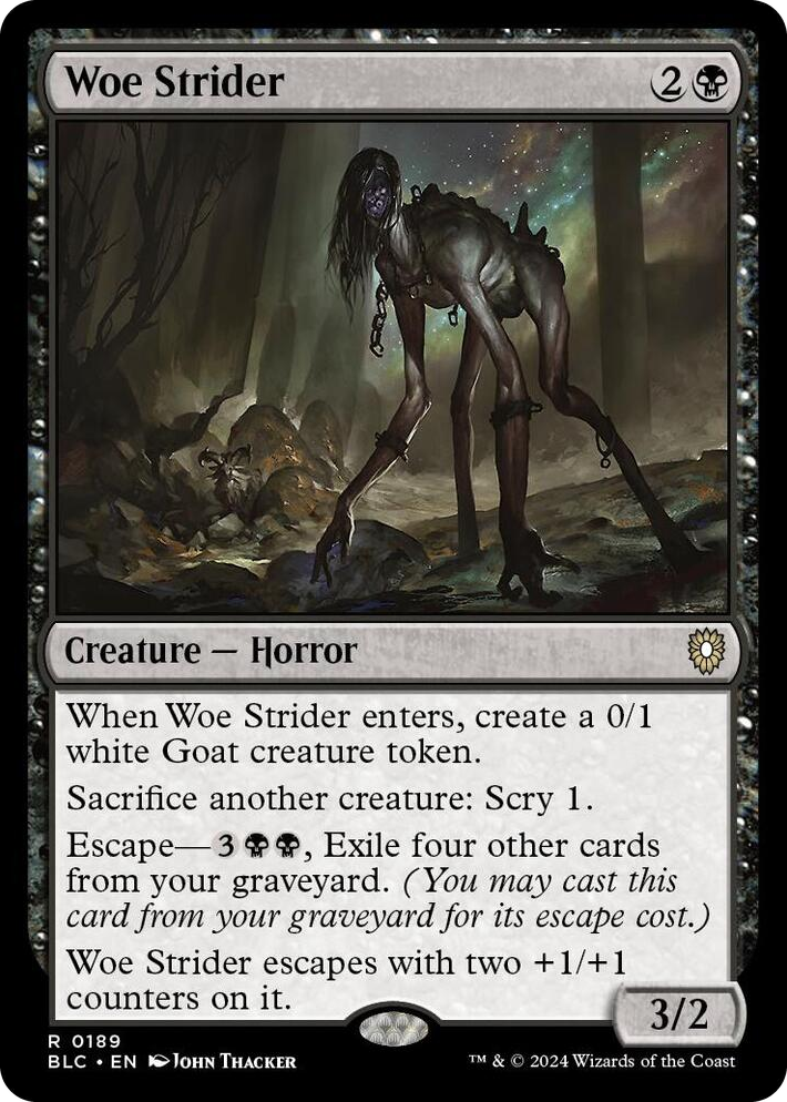 0189 Woe Strider R Commander: Bloomburrow