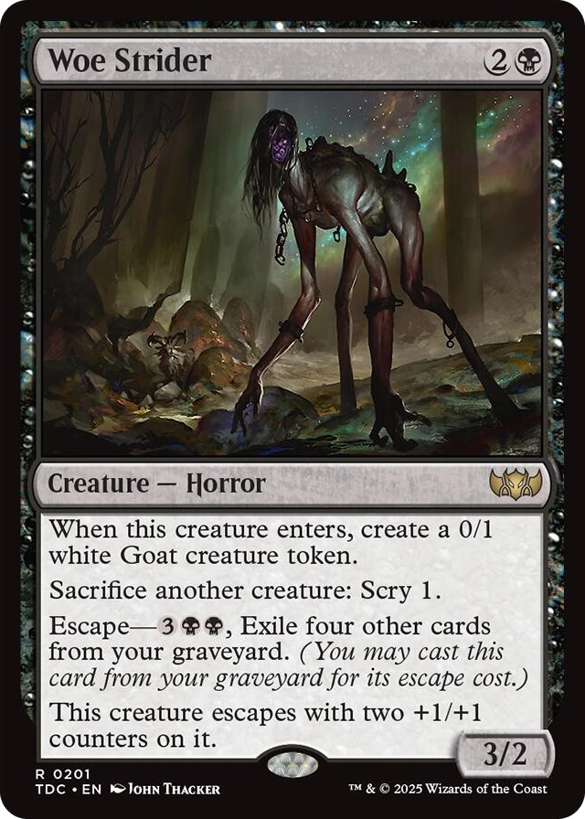 0201 Woe Strider R Commander: Tarkir: Dragonstorm