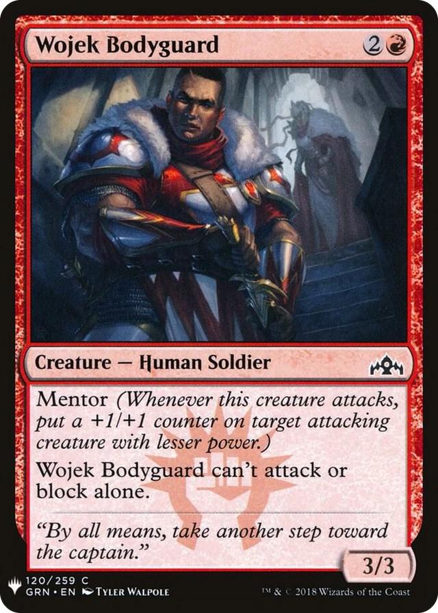 0120 Wojek Bodyguard C The List Reprints