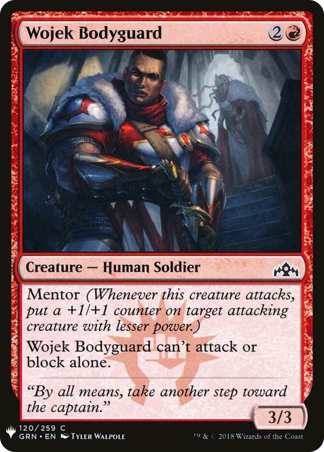 Wojek Bodyguard #120 C - The List Reprints Pokemon card
