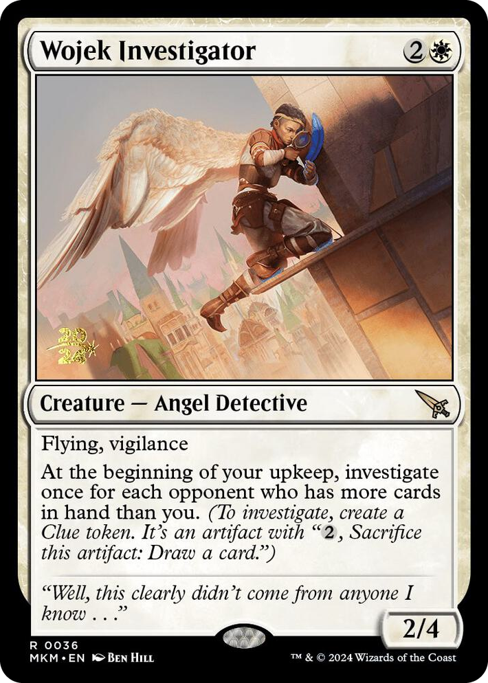 0036 Wojek Investigator R Prerelease Cards