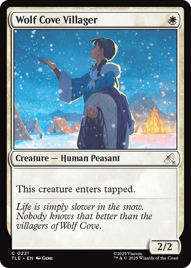 0221 Wolf Cove Villager (0221) C The Last Airbender: Eternal-Legal