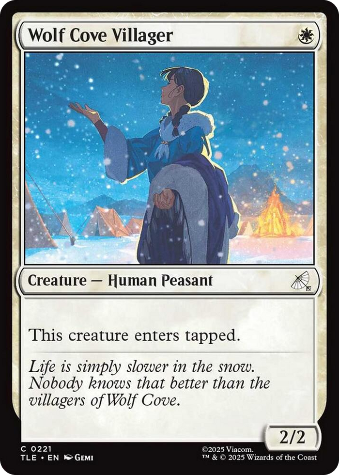Wolf Cove Villager (0221) #221 C - The Last Airbender: Eternal-Legal Pokemon card