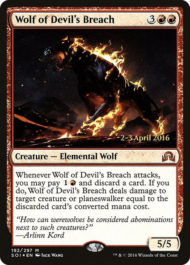 0192 Wolf of Devil's Breach M Prerelease Cards