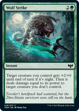 0228 Wolf Strike C Innistrad: Crimson Vow