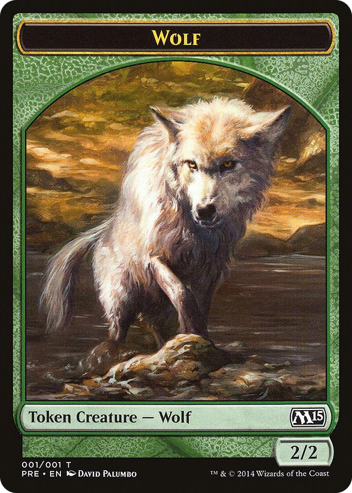 0001 Wolf Token T Prerelease Cards