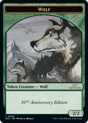 0009 Wolf Token T 30th Anniversary Edition