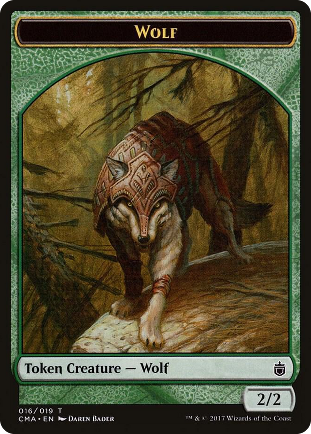 0016 Wolf Token (016) T Commander Anthology