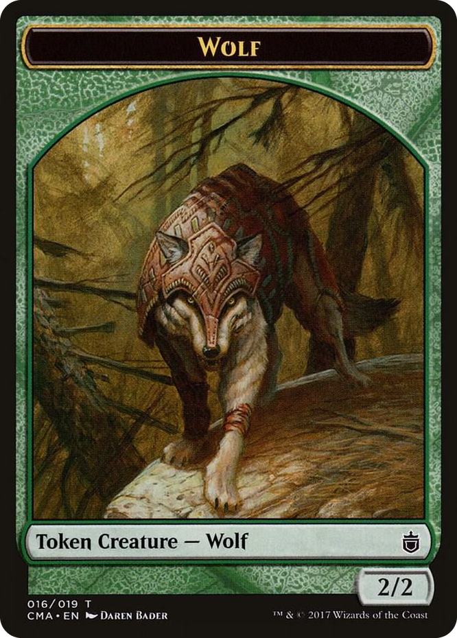 Wolf Token (016) #16 T - Commander Anthology Pokemon card