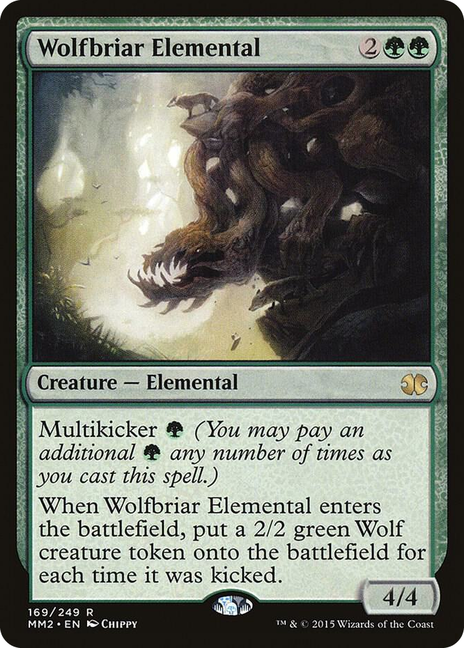 0169 Wolfbriar Elemental R Modern Masters 2015