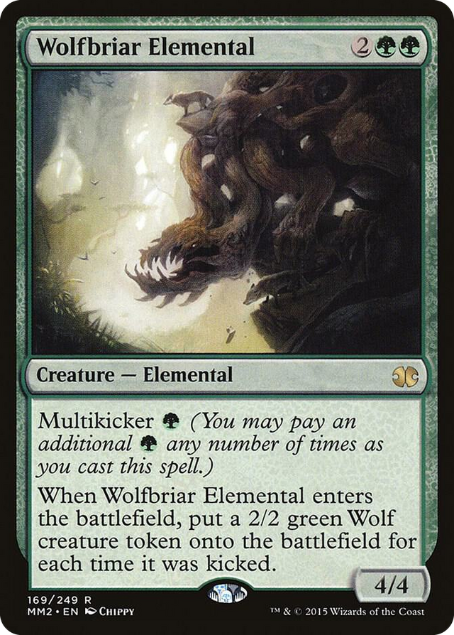 0169 Wolfbriar Elemental R Modern Masters 2015