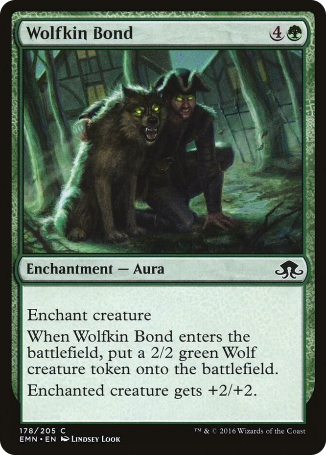 Wolfkin Bond #178 C - Eldritch Moon Pokemon card