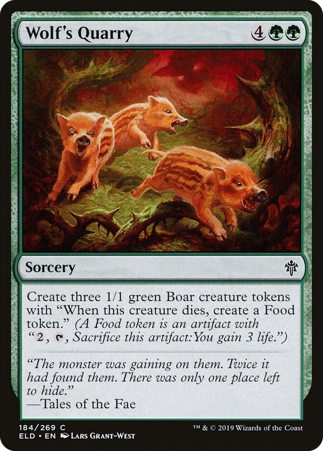 0184 Wolf's Quarry C Throne of Eldraine