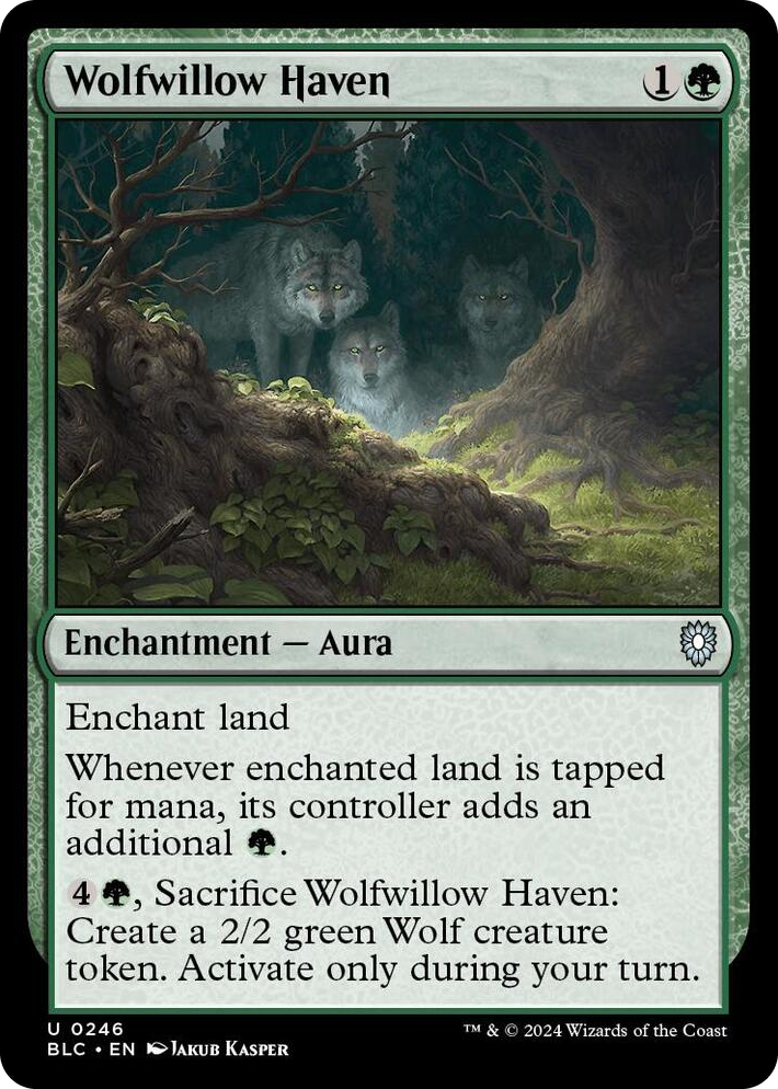 0246 Wolfwillow Haven U Commander: Bloomburrow