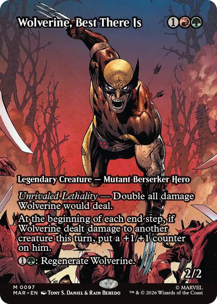 0097 Wolverine, Best There Is (Borderless) M Marvel Universe Eternal-Legal