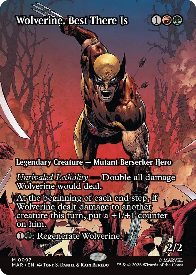 0097 Wolverine, Best There Is (Borderless) M Marvel Universe Eternal-Legal