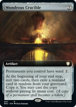 0067 Wondrous Crucible (Extended Art) R Commander: The Brothers' War