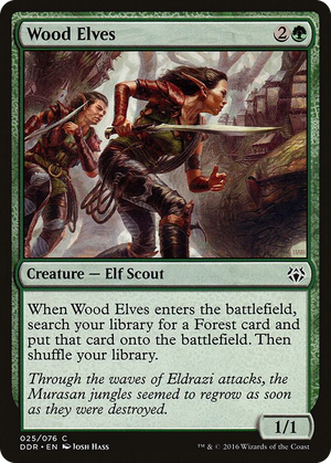 0025 Wood Elves C Duel Decks: Nissa vs. Ob Nixilis