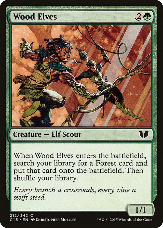 0212 Wood Elves C Commander 2015