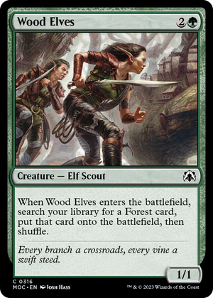0316 Wood Elves C Commander: March of the Machine