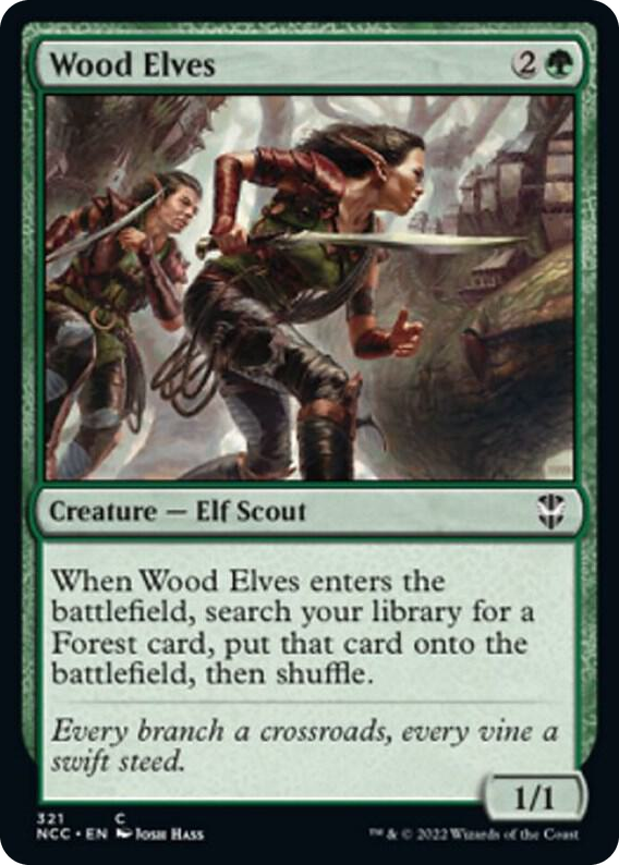 0321 Wood Elves C Commander: Streets of New Capenna