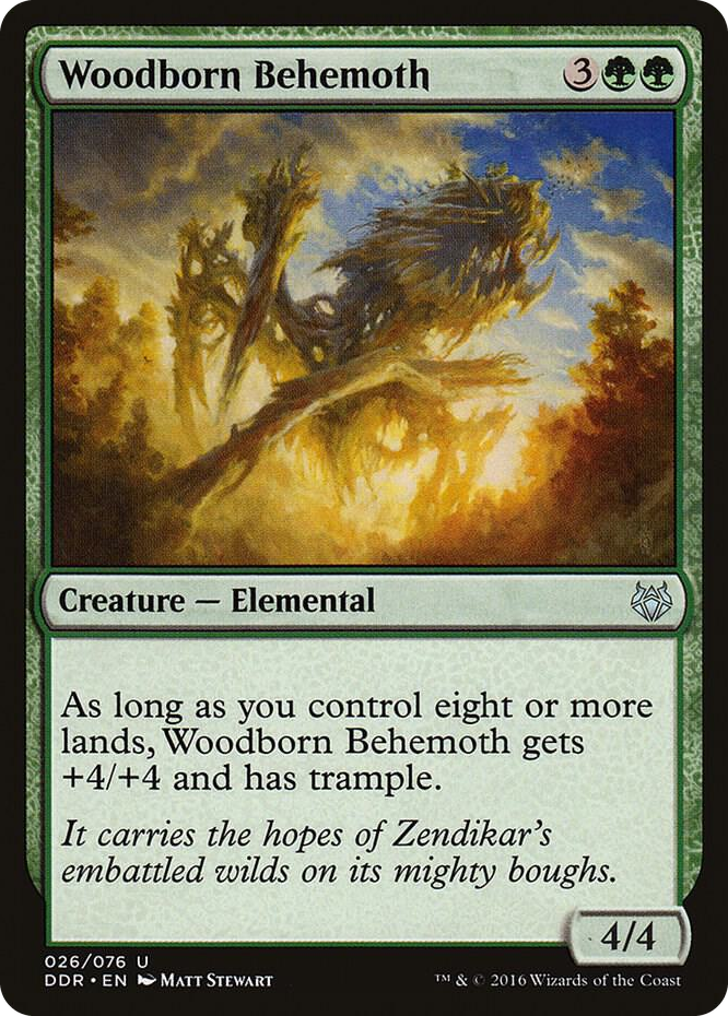 Woodborn Behemoth #26 U - Duel Decks: Nissa vs. Ob Nixilis Pokemon card