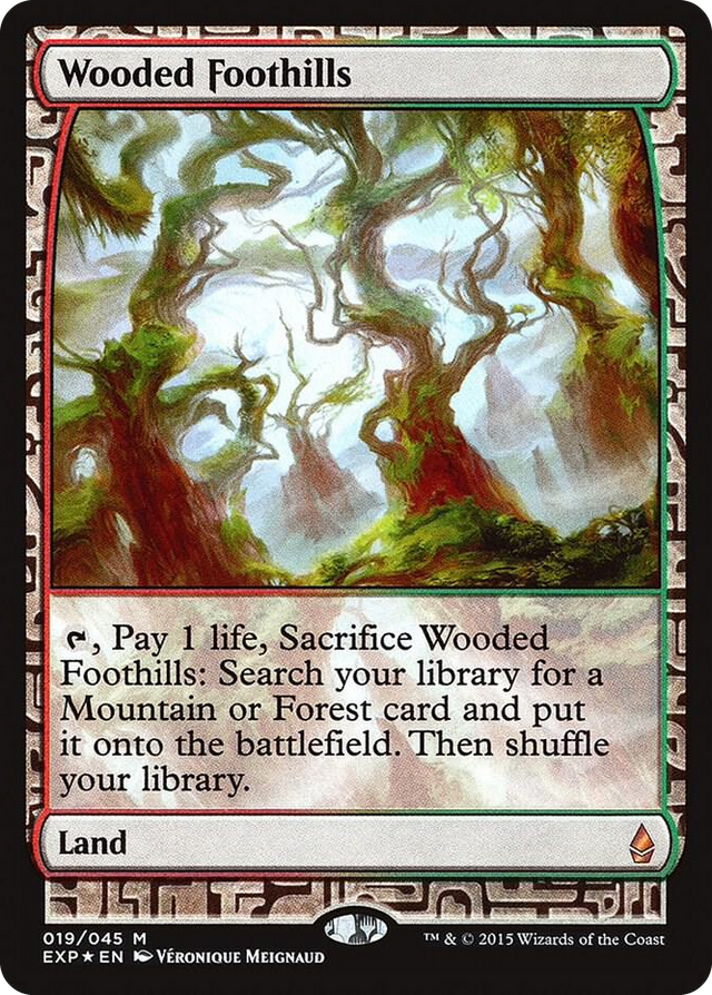 0019 Wooded Foothills M Zendikar Expeditions