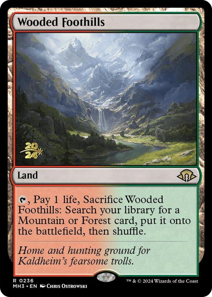 0236 Wooded Foothills R Prerelease Cards