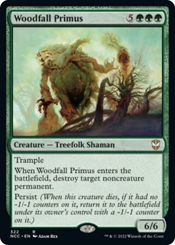 0322 Woodfall Primus R Commander: Streets of New Capenna