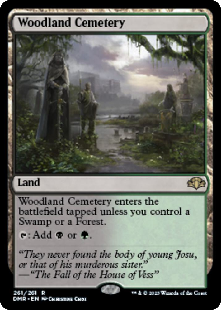 0261 Woodland Cemetery R Dominaria Remastered