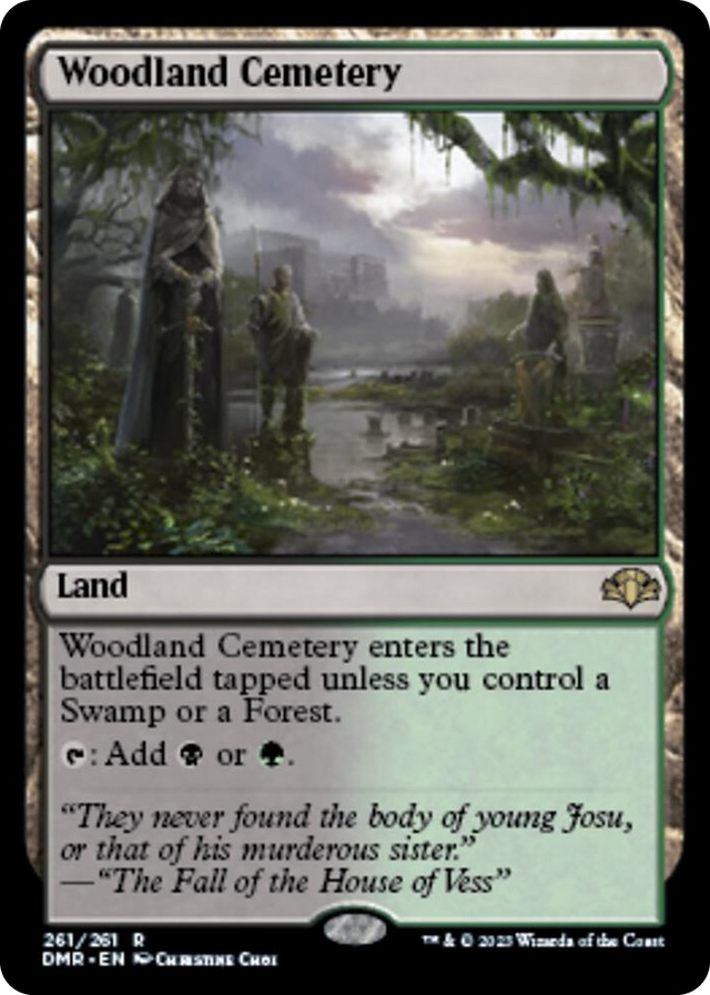 0261 Woodland Cemetery R Dominaria Remastered