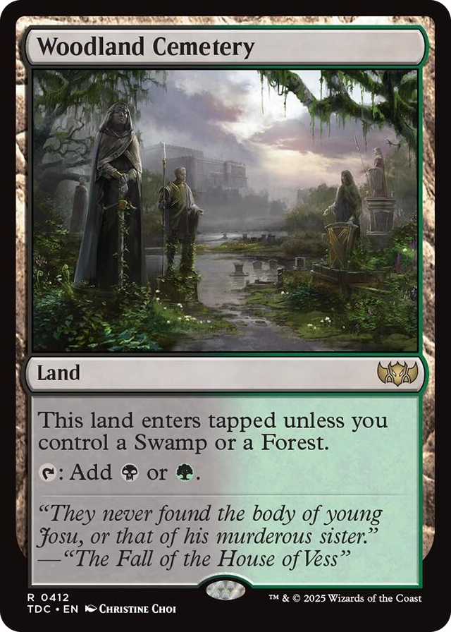 0412 Woodland Cemetery R Commander: Tarkir: Dragonstorm