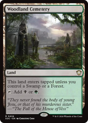 0424 Woodland Cemetery R Commander: Secrets of Strixhaven