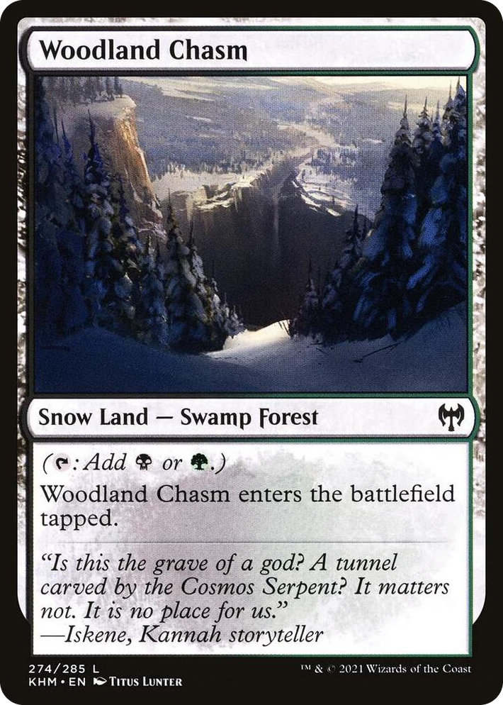 0274 Woodland Chasm L Kaldheim