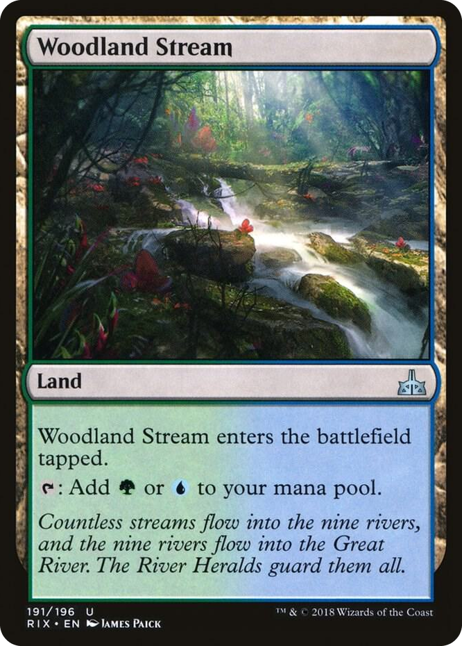 0191 Woodland Stream U Rivals of Ixalan