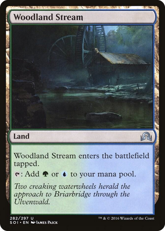 0282 Woodland Stream U Shadows over Innistrad