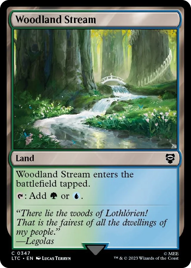0347 Woodland Stream C Commander: The Lord of the Rings: Tales of Middle-earth