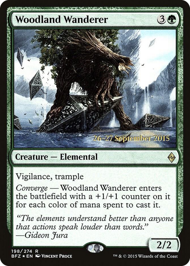 0198 Woodland Wanderer R Prerelease Cards