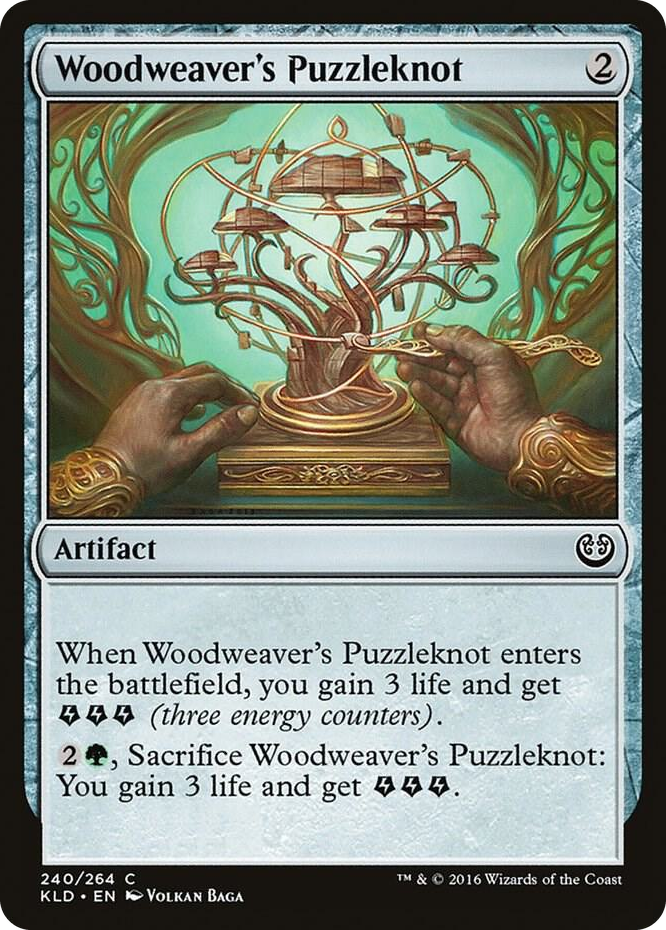 Woodweaver's Puzzleknot #240 C - Kaladesh Pokemon card