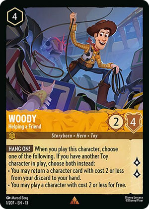 0001 Woody - Helping a Friend Rare Attack of the Vine!