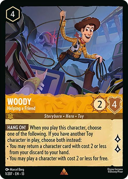 0001 Woody - Helping a Friend Rare Attack of the Vine!
