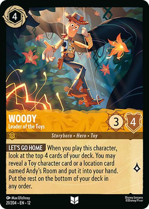 0021 Woody - Leader of the Toys Uncommon Wilds Unknown