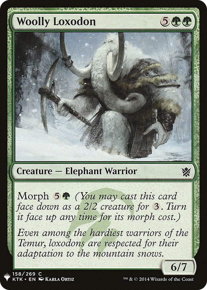 0158 Woolly Loxodon C The List Reprints