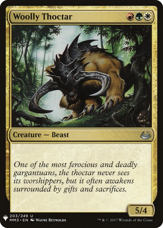 0203 Woolly Thoctar U The List Reprints