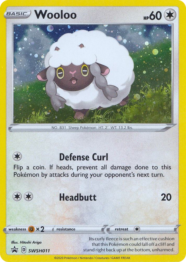 0011 Wooloo - SWSH011 Promo Sword & Shield Promo Cards