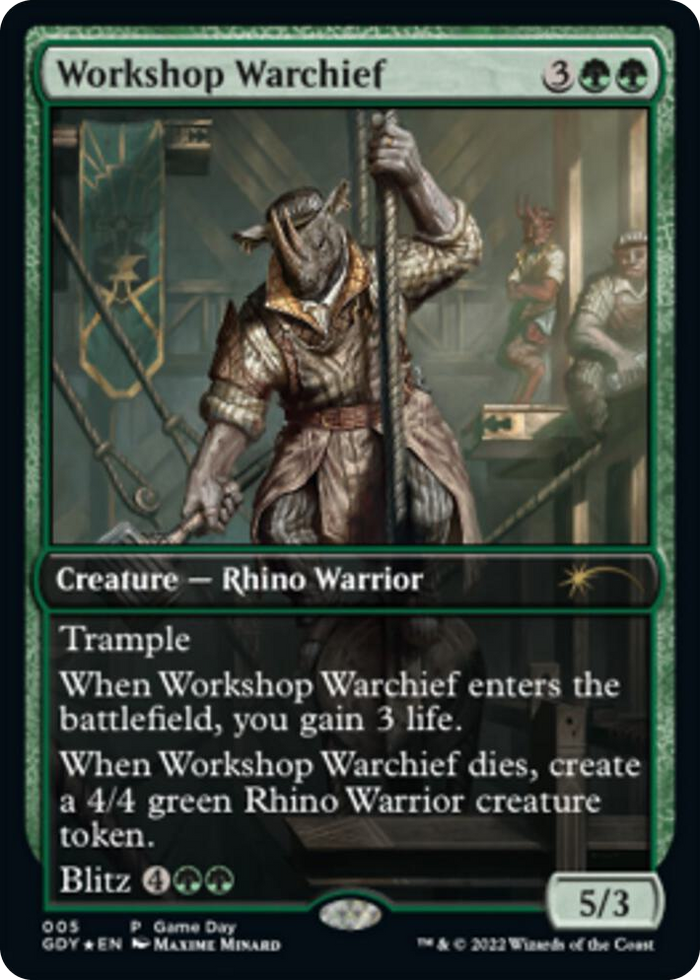 Workshop Warchief #5 P - Game Day & Store Championship Promos Pokemon card