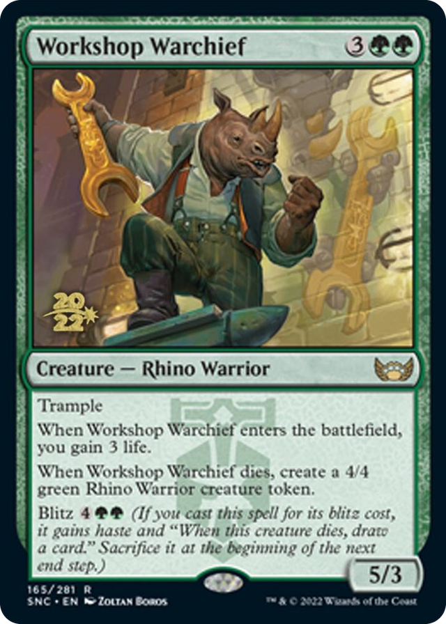 0165 Workshop Warchief R Prerelease Cards