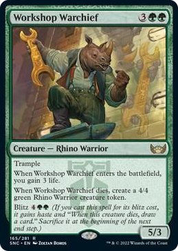 0165 Workshop Warchief R Streets of New Capenna